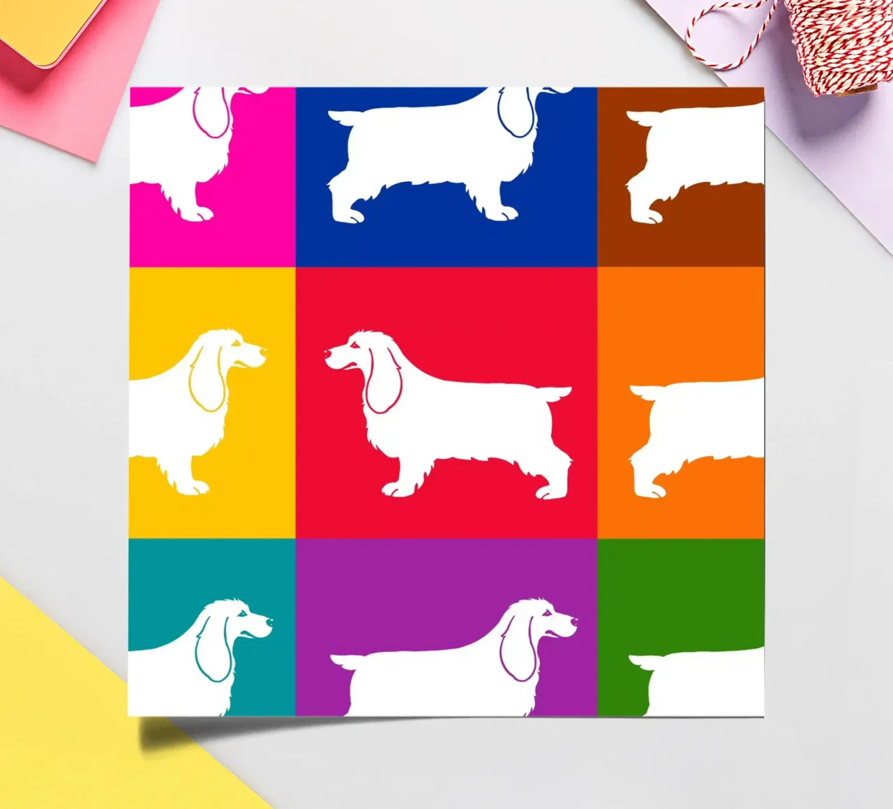 Cocker sticker sheet by Pop dogs