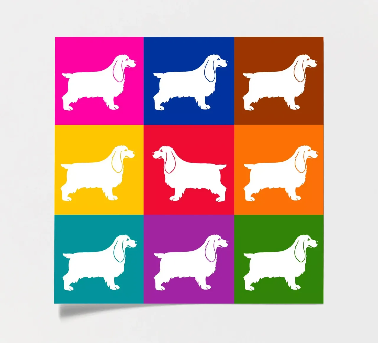 Cocker sticker sheet by Pop dogs