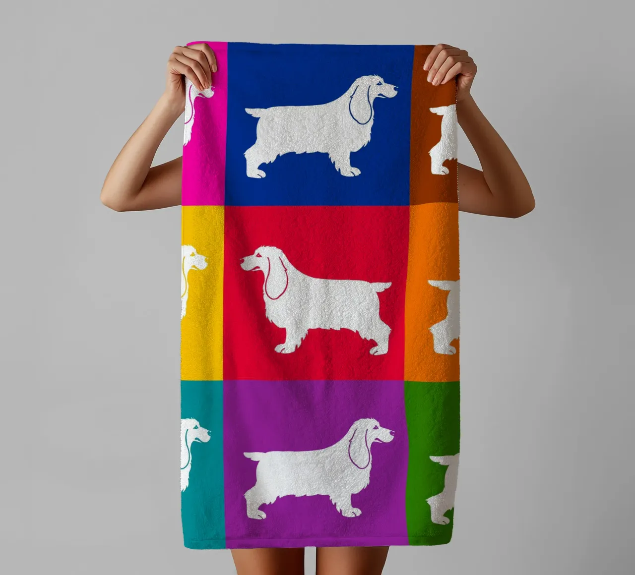 Cocker badhanddoek van Pop dogs