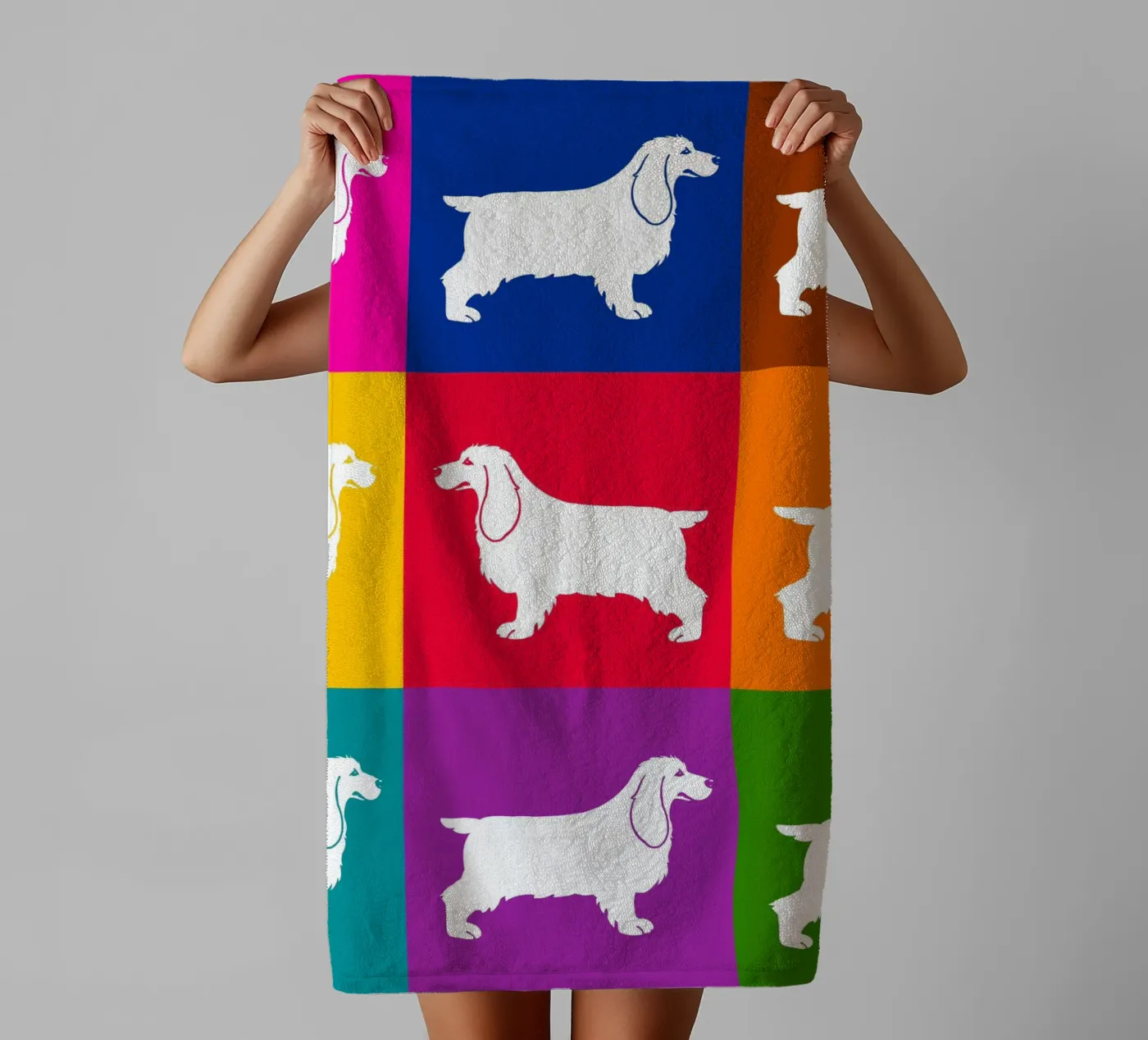 Cocker badhanddoek van Pop dogs