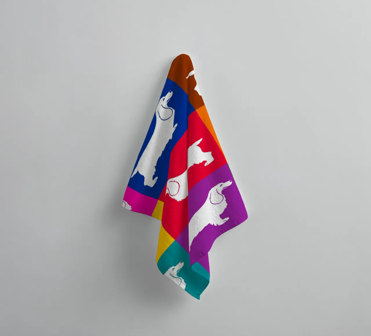 Cocker badhanddoek van Pop dogs