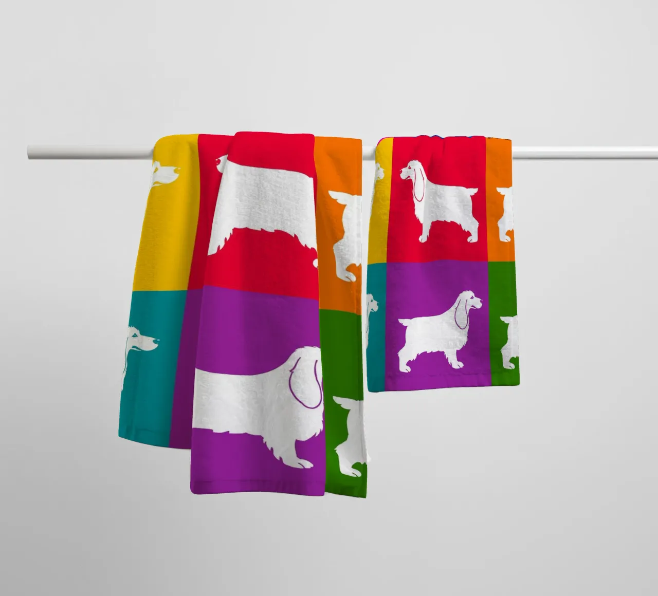 Cocker badhanddoek van Pop dogs