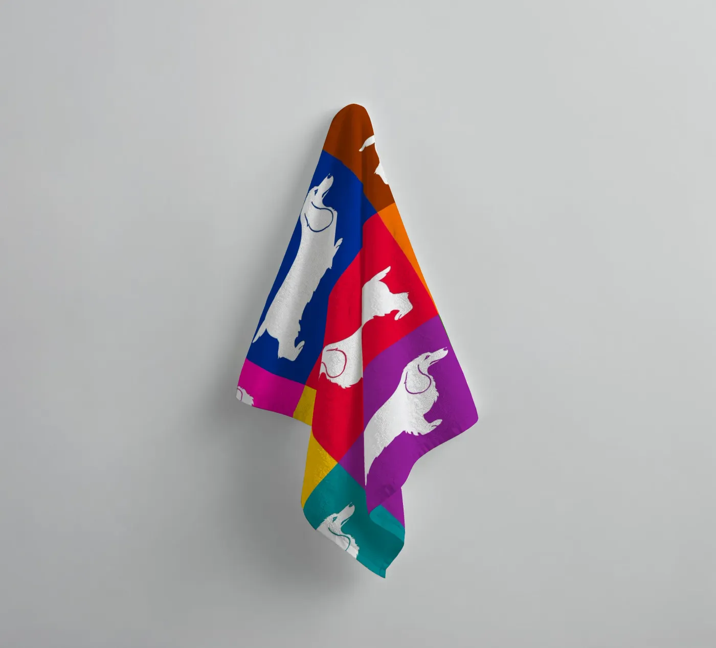 Cocker badhanddoek van Pop dogs