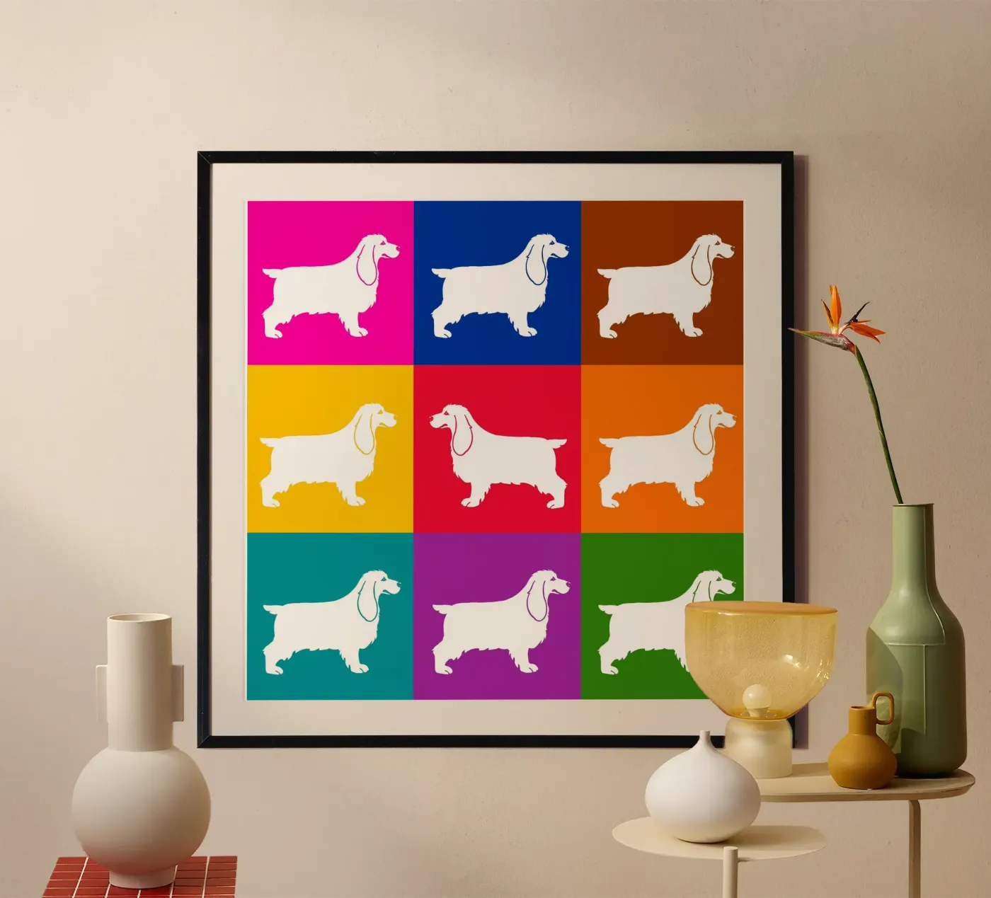 Cocker Poster von Pop dogs