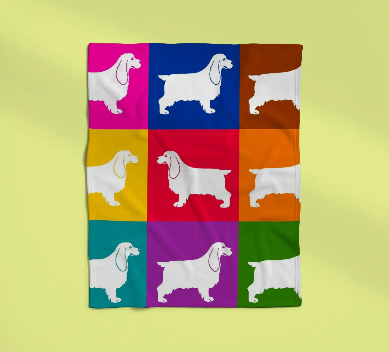 Cocker Fleecedecke von Pop dogs