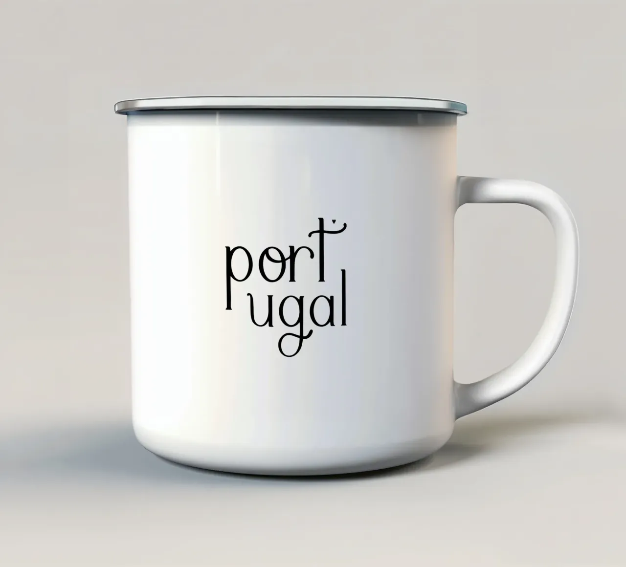 Portugal tazza in smalto da typotraveler