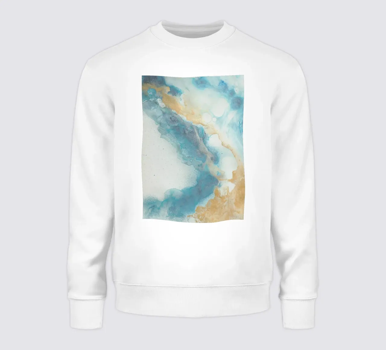 Costa Azzurra felpa da Eva Nev Watercolor