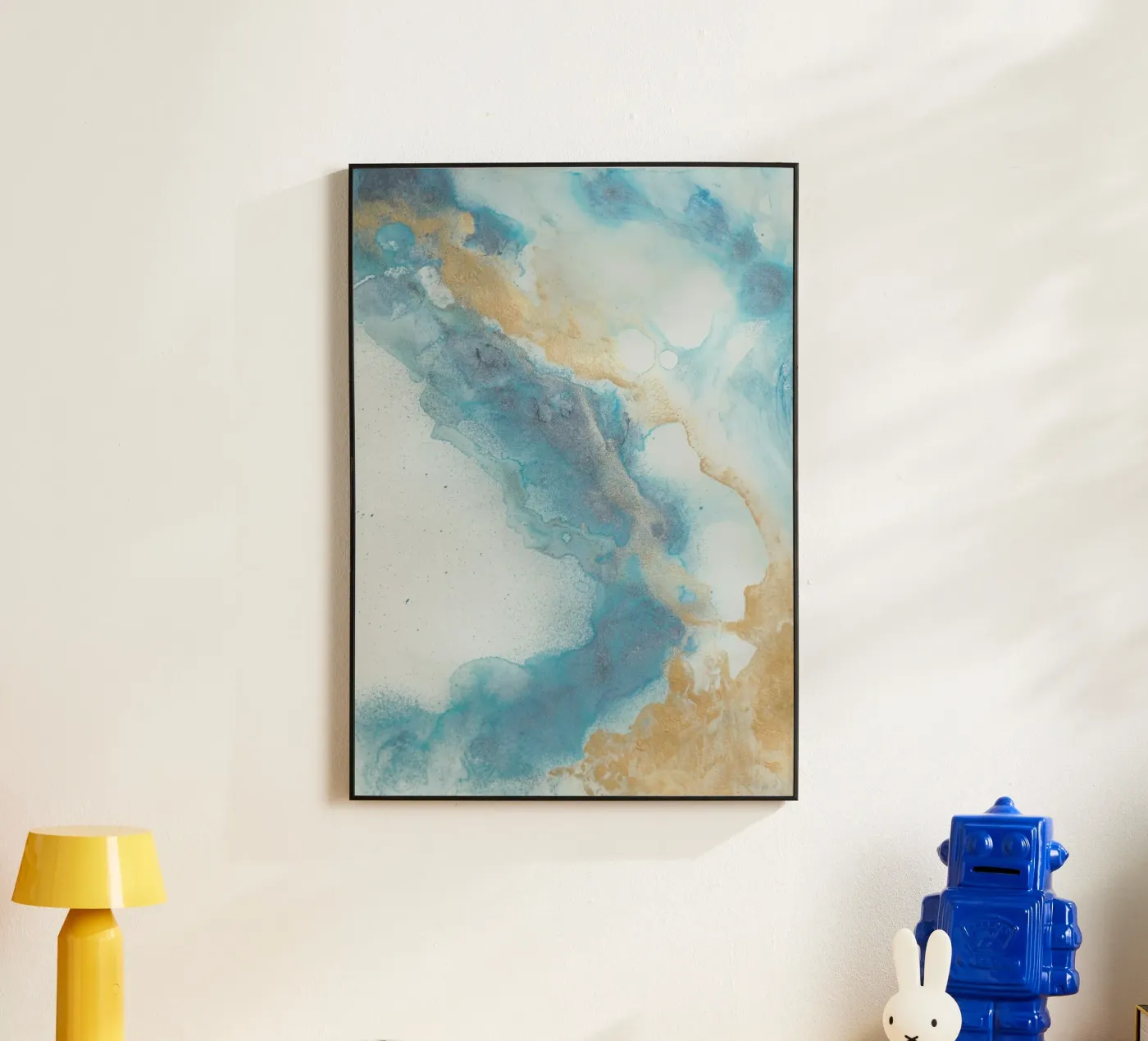 Blue Coast forex plate by Eva Nev Watercolor