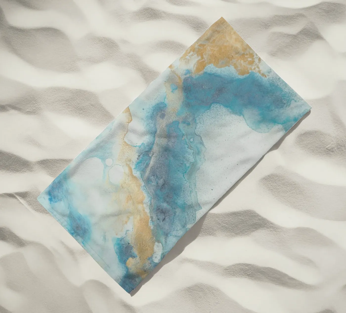 Costa Azzurra telo mare da Eva Nev Watercolor