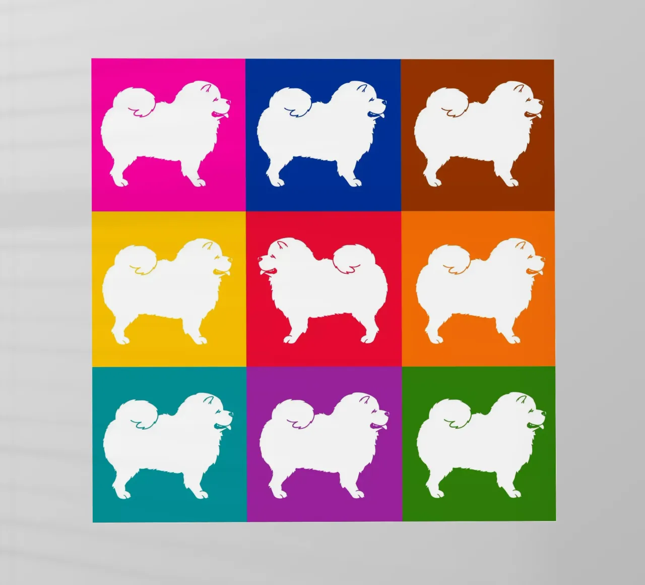 Chow Chow pellicola backlit da Pop dogs