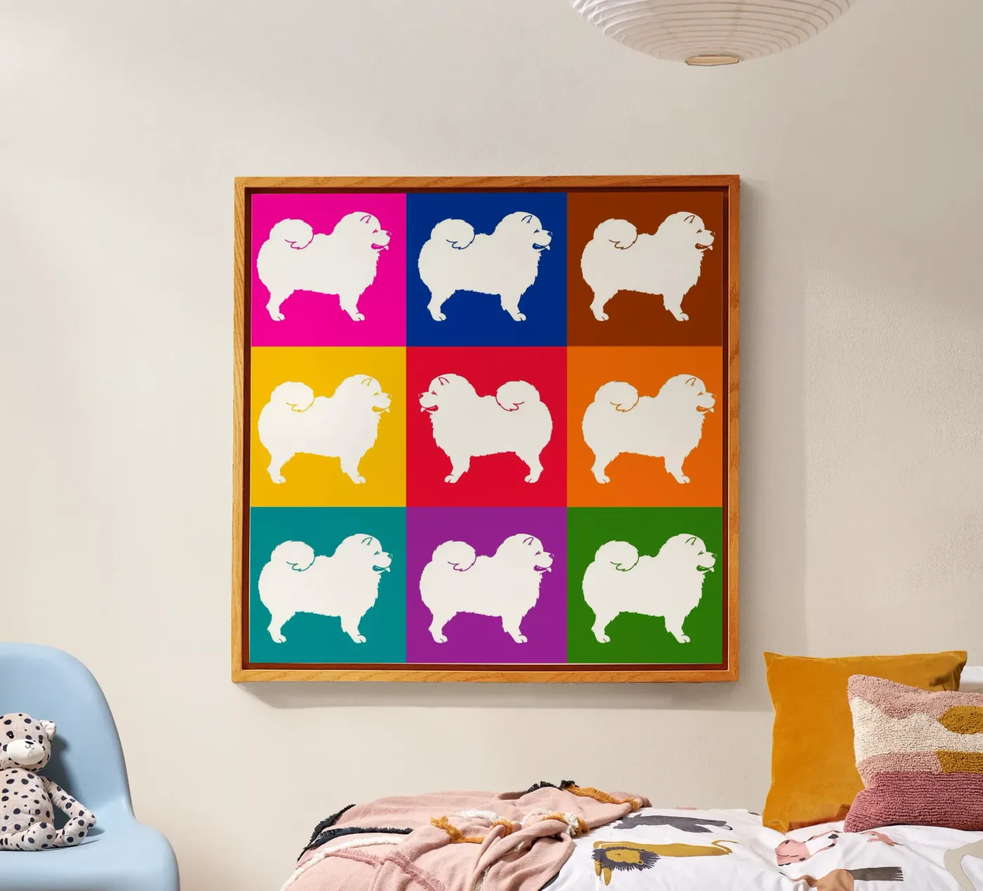 Chow Chow acryl van Pop dogs