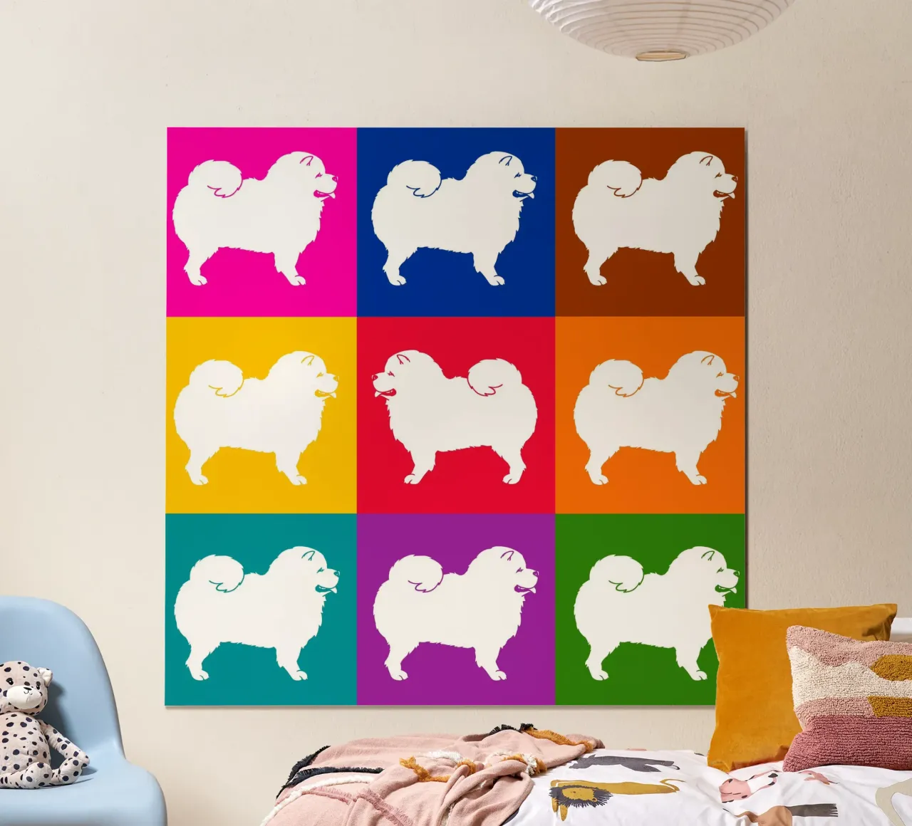 Chow Chow carta hahnemühle da Pop dogs