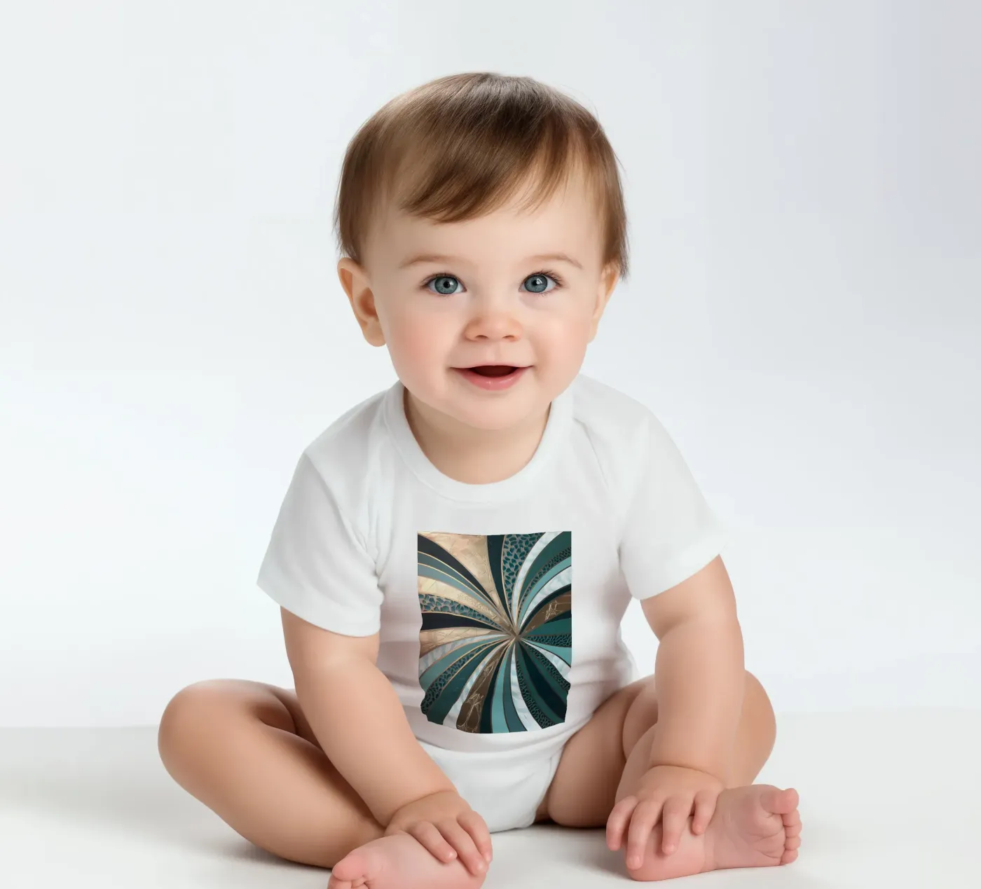 Emerald Vortex body bébé de Artistic-shop