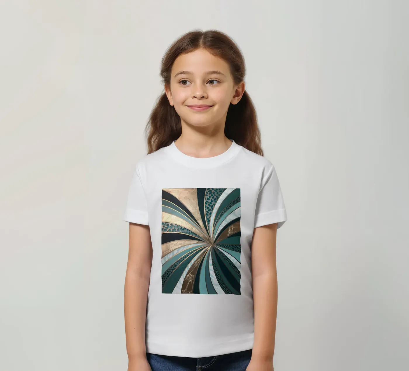 Vortice di smeraldo t-shirt bambini da Artistic-shop