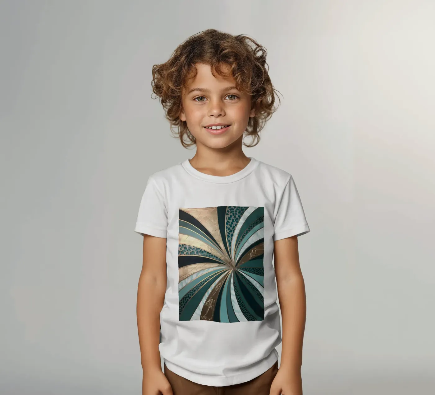 Vortice di smeraldo t-shirt bambini da Artistic-shop