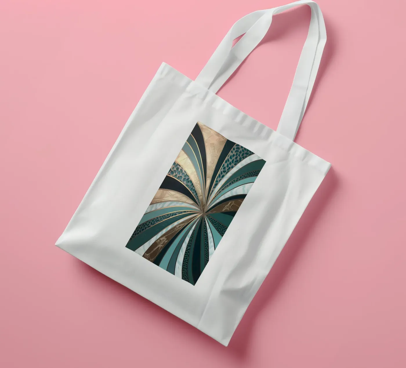 Emerald Vortex Jutebeutel von Artistic-shop