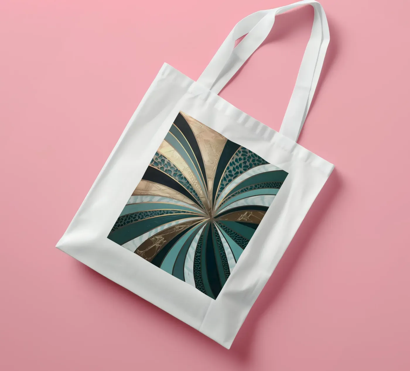 Emerald Vortex Jutebeutel von Artistic-shop