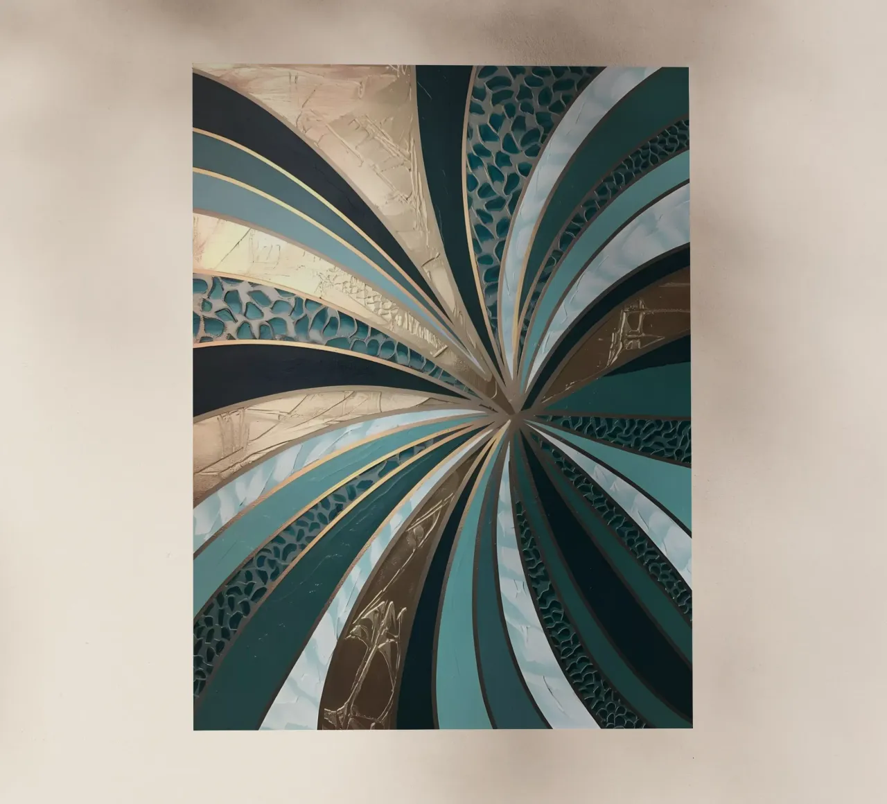 Emerald Vortex pellicola backlit da Artistic-shop