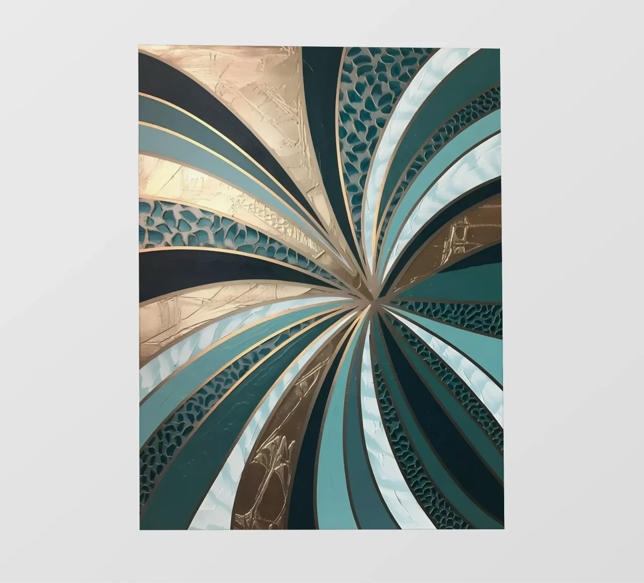 Emerald Vortex fotobehang van Artistic-shop