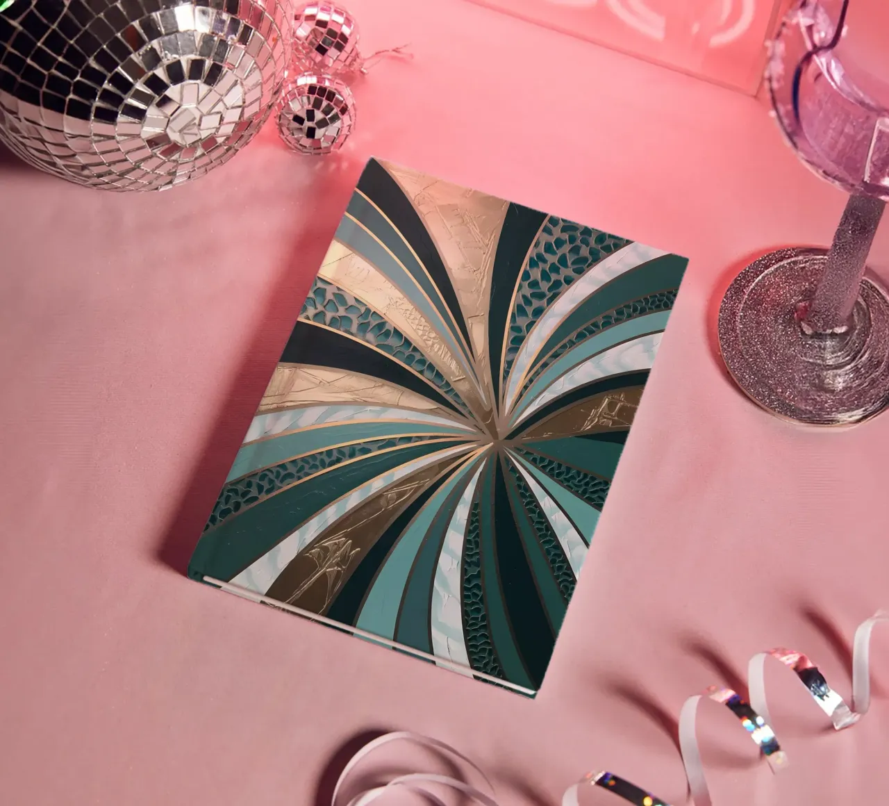 Emerald Vortex notebook by Artistic-shop