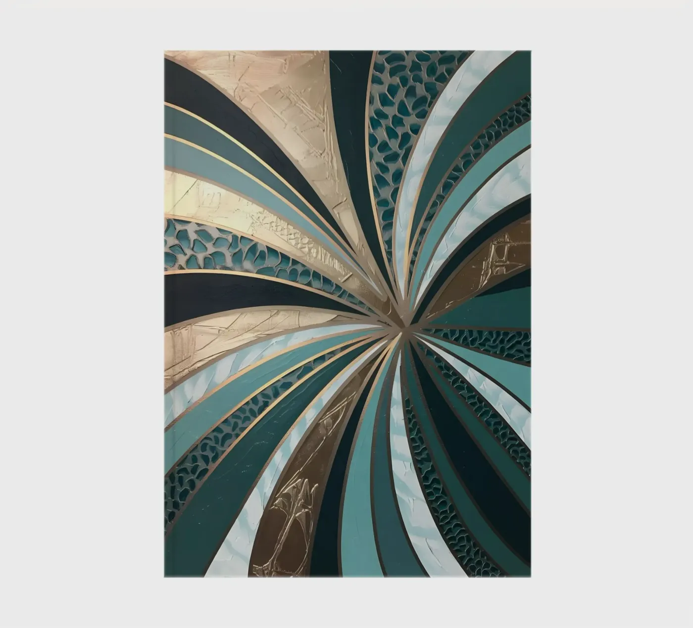 Emerald Vortex notebook by Artistic-shop