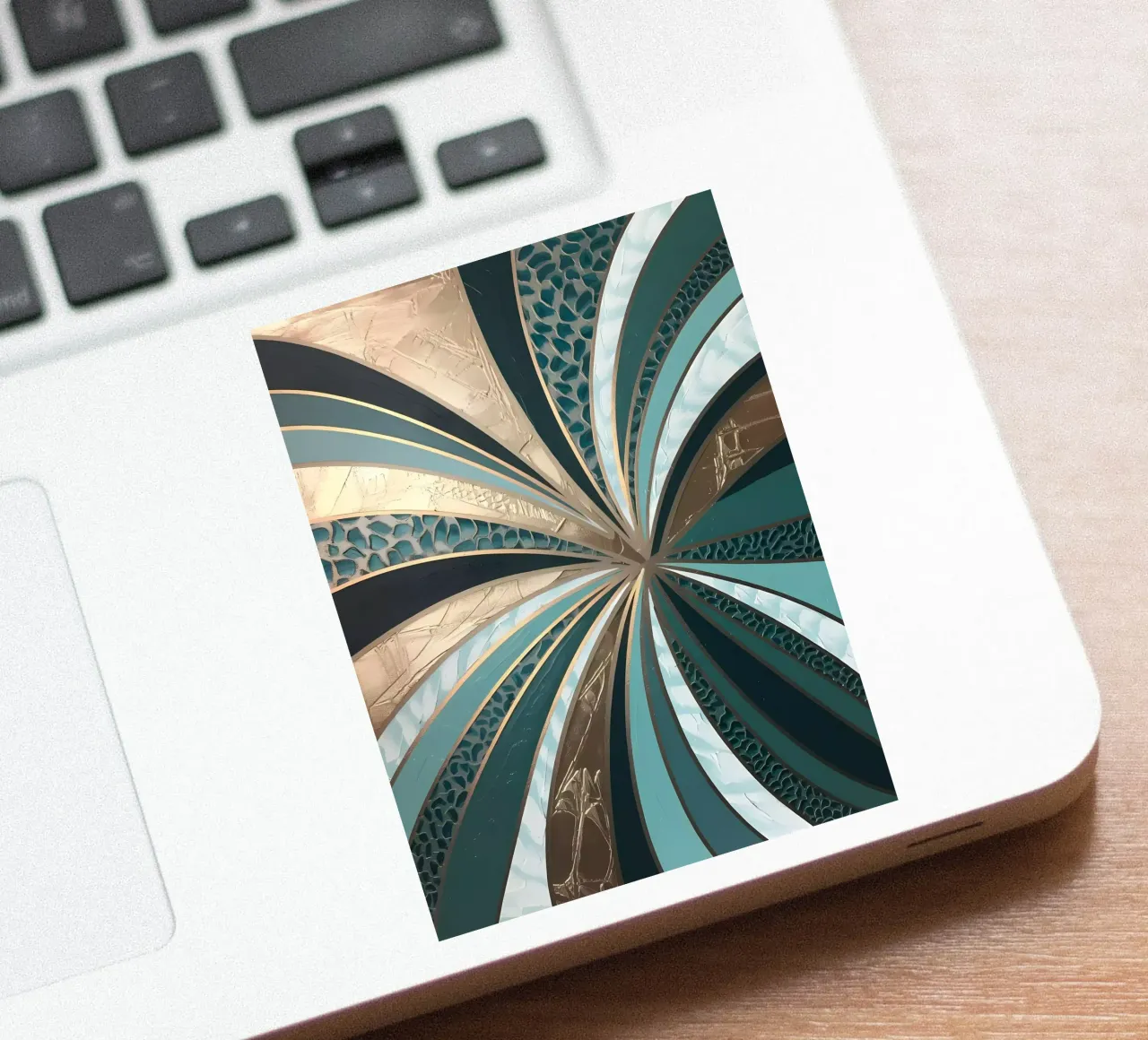 Emerald Vortex sticker by Artistic-shop