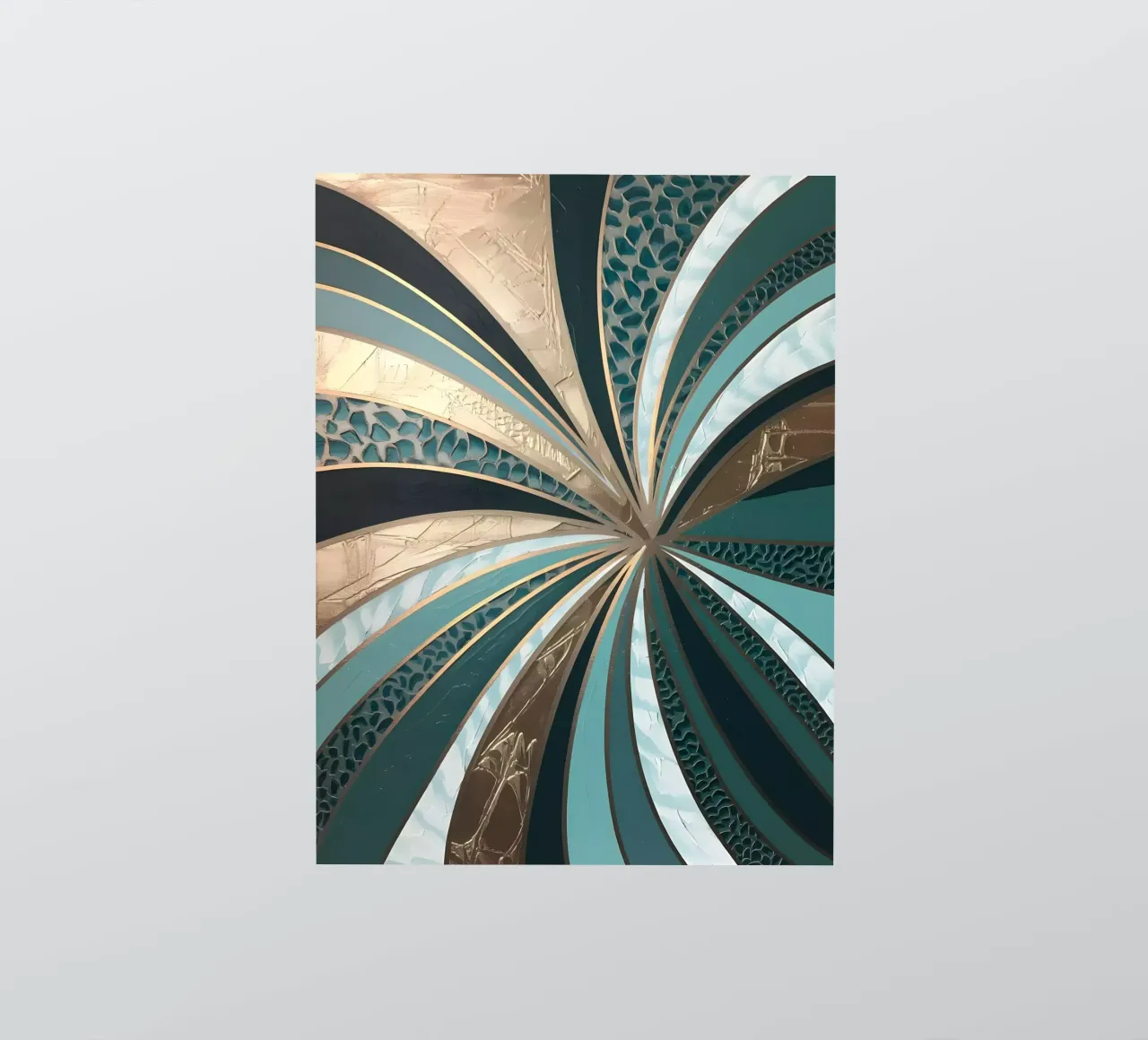 Emerald Vortex sticker by Artistic-shop