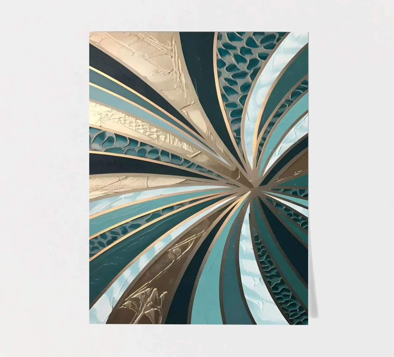 Emerald Vortex sticker sheet by Artistic-shop