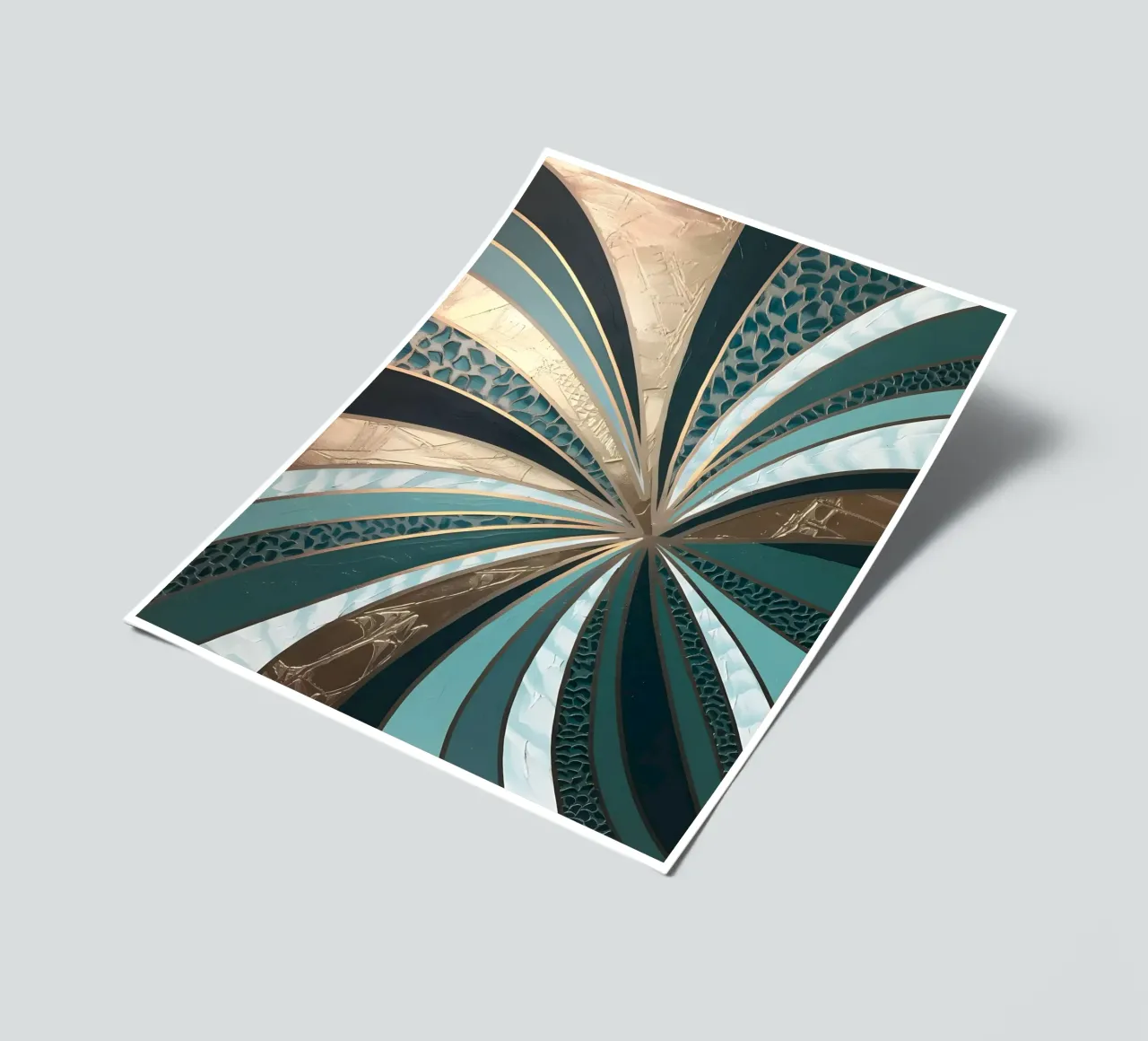 Emerald Vortex sticker sheet by Artistic-shop