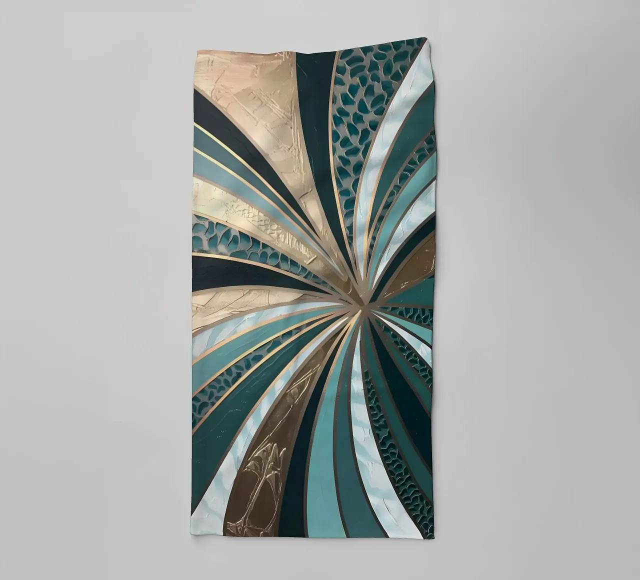 Emerald Vortex towel by Artistic-shop