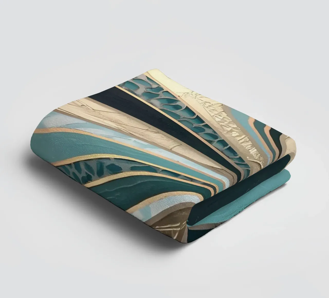 Emerald Vortex towel by Artistic-shop