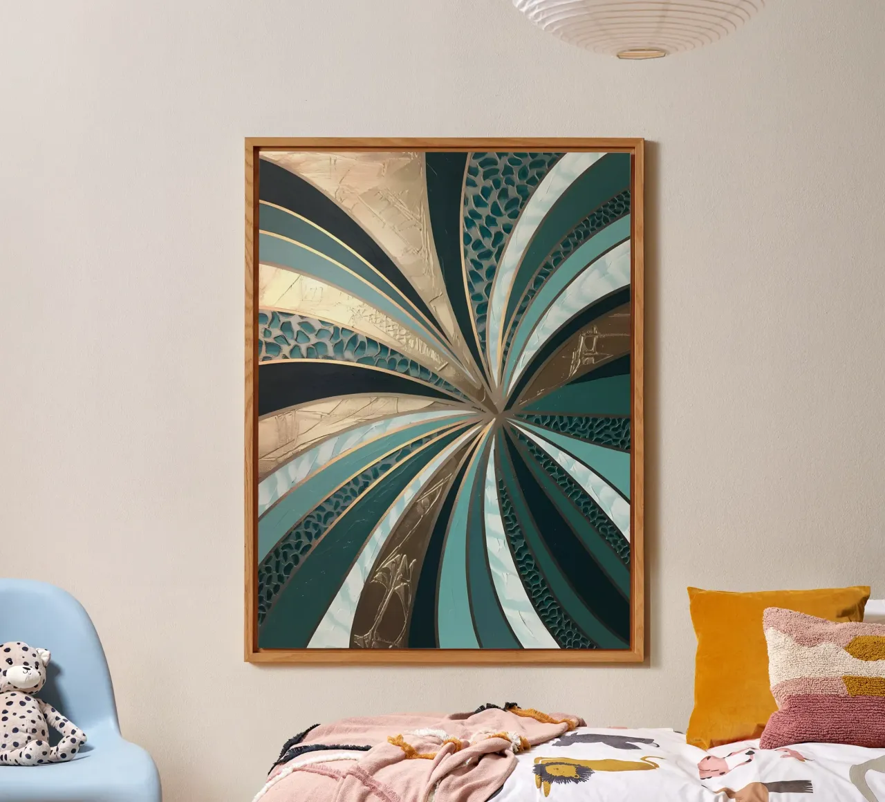 Emerald Vortex pannello forex da Artistic-shop