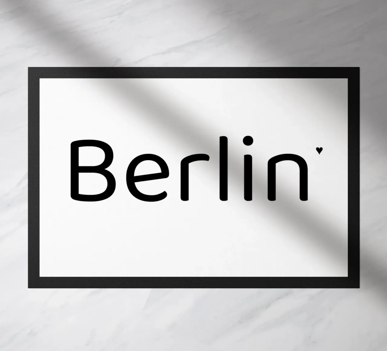 Berlin deurmat van typotraveler