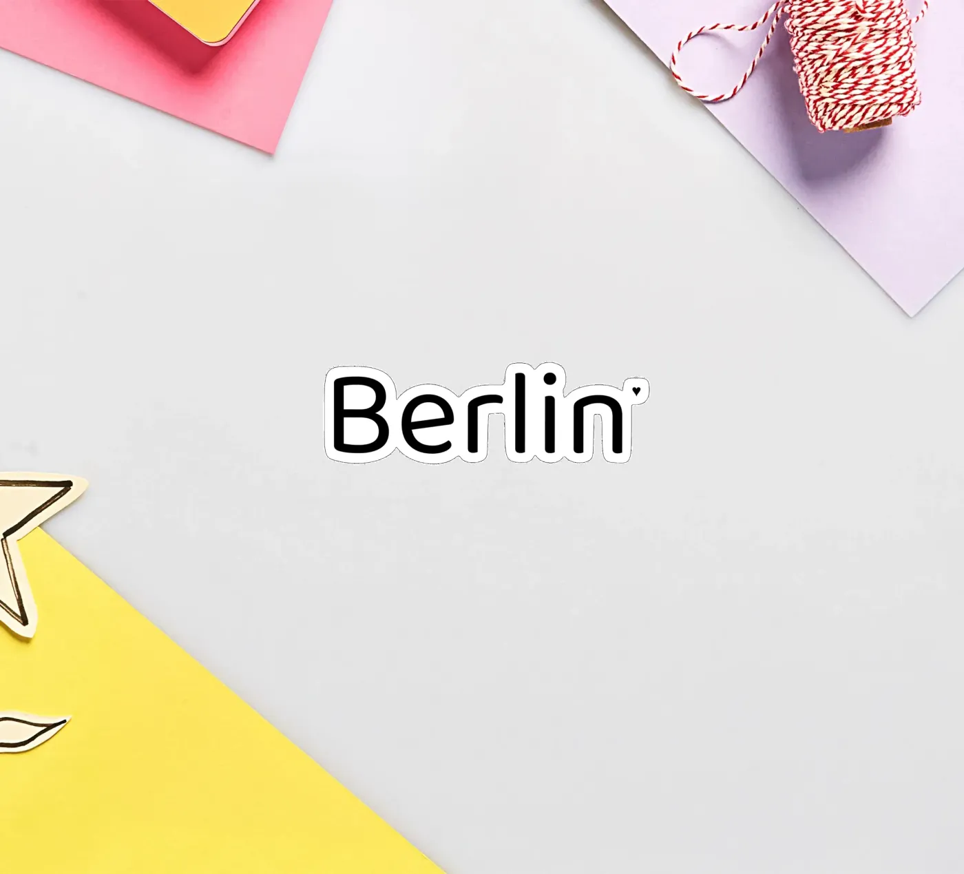 Berlin sticker van typotraveler