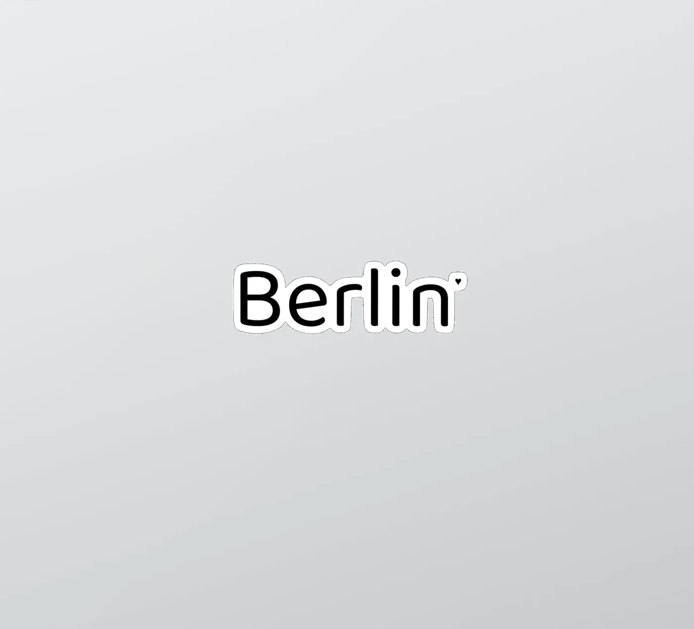 Berlin sticker van typotraveler