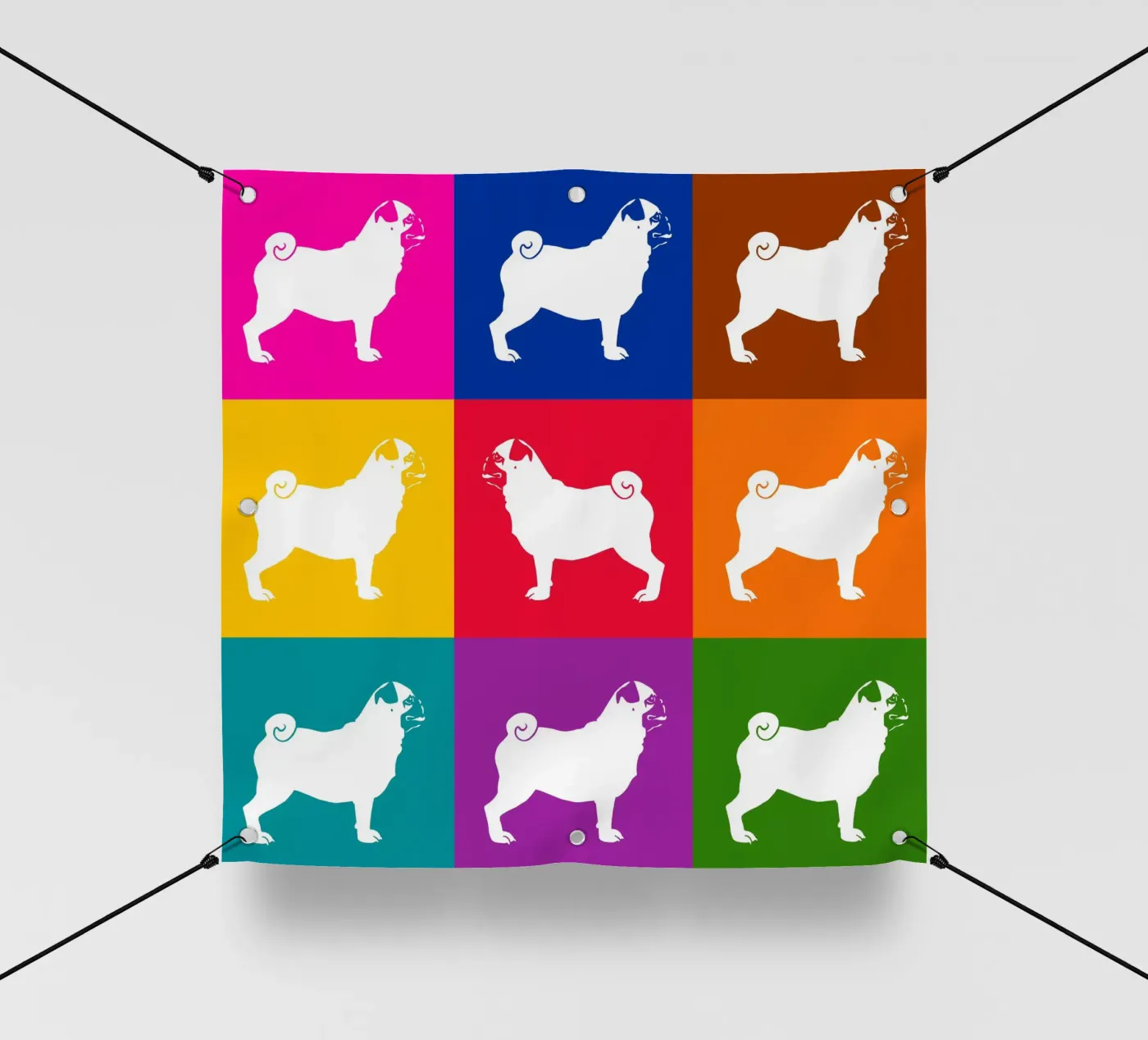 Mops PVC Plane von Pop dogs