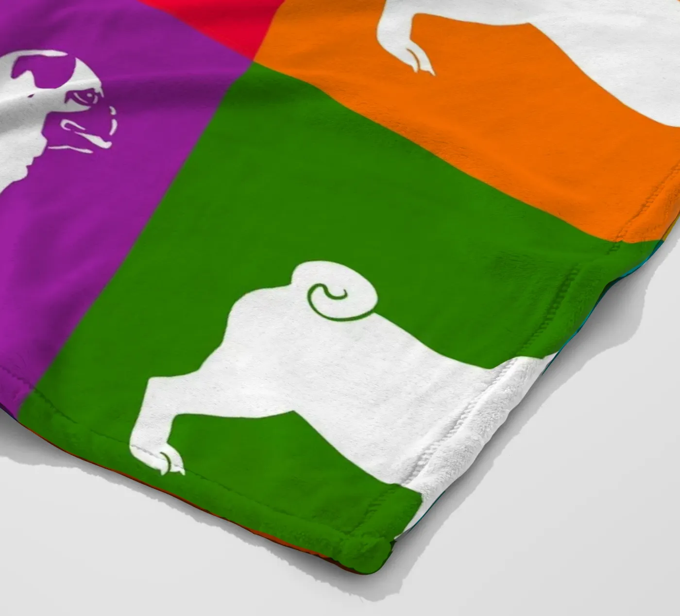 Mopshond fleecedeken van Pop dogs