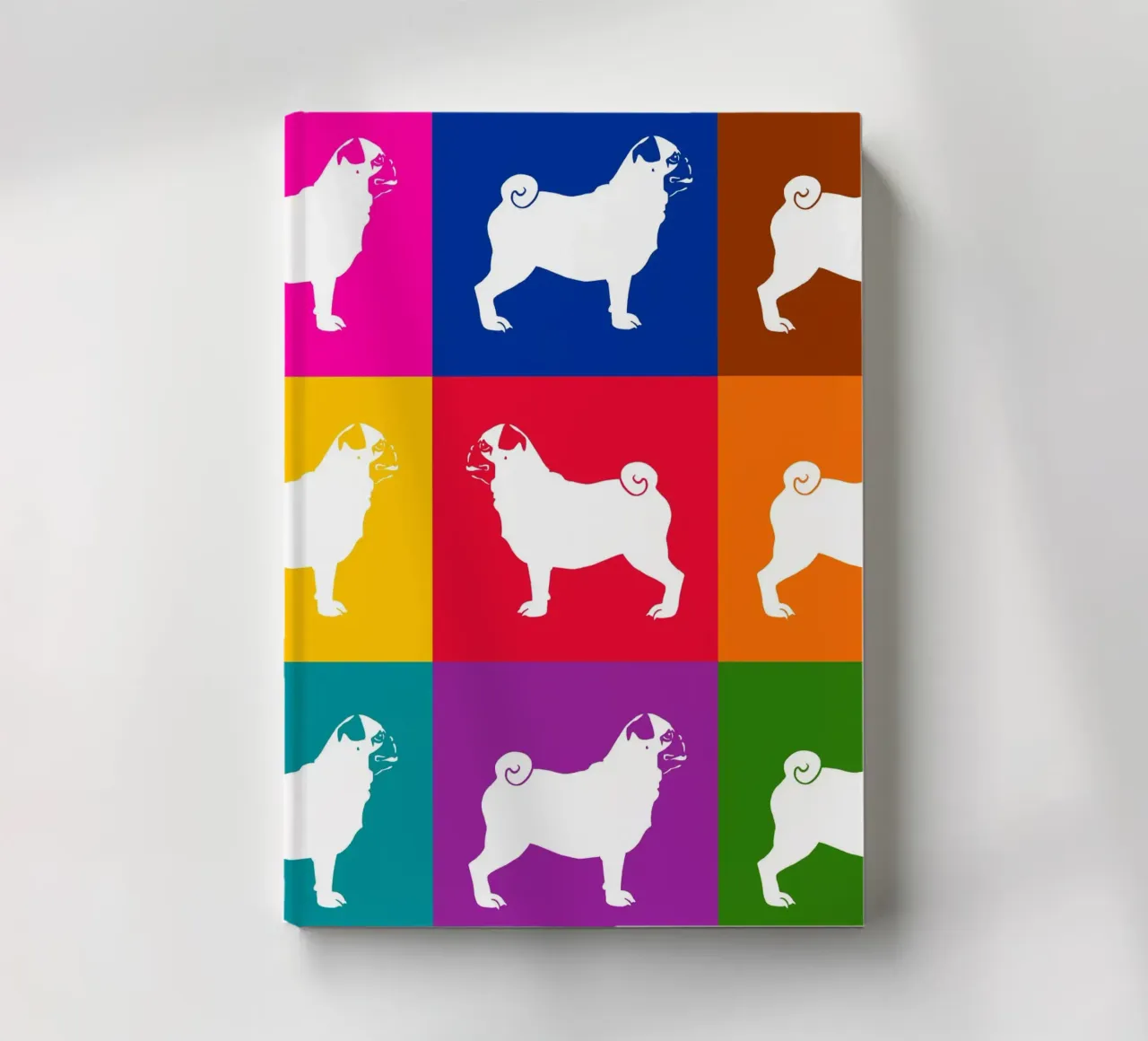 Pug notebook by Pop dogs