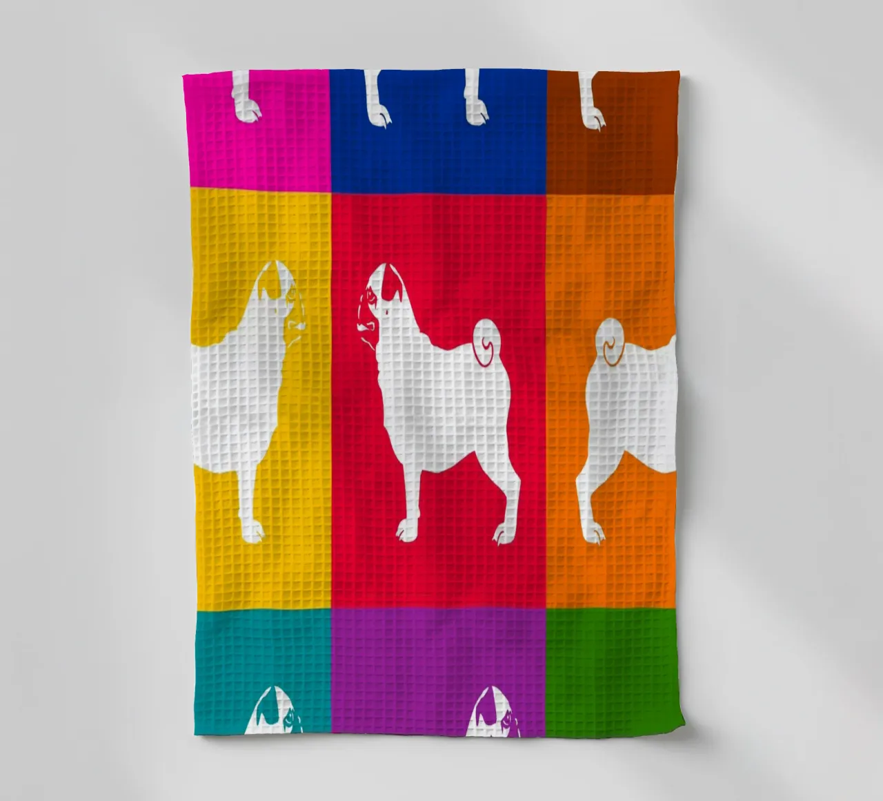 Mops Geschirrtuch von Pop dogs