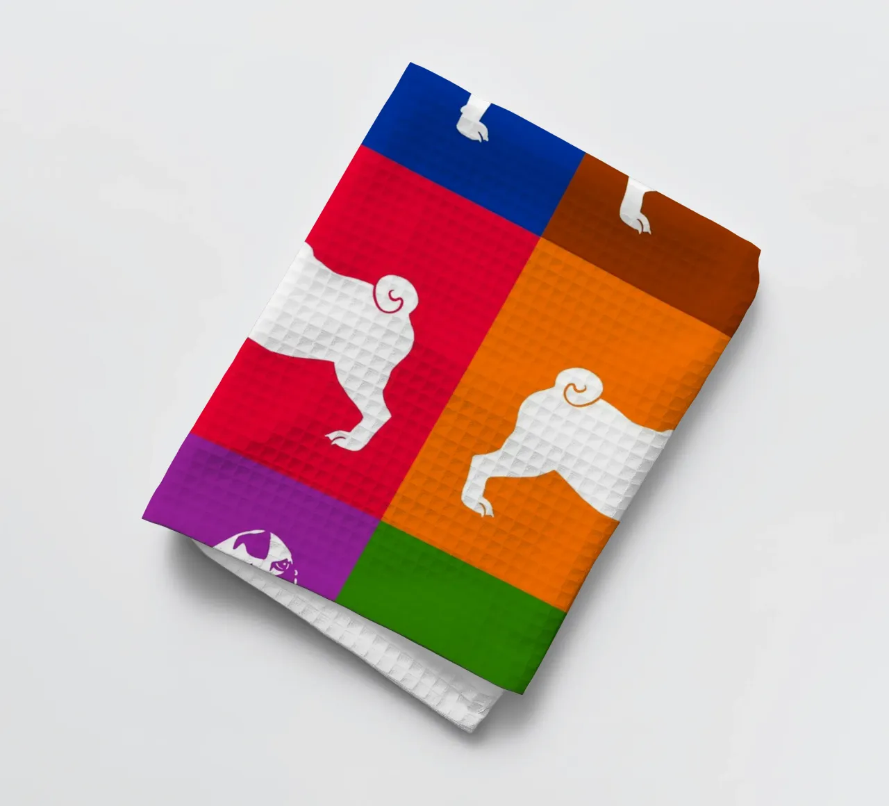 Mops Geschirrtuch von Pop dogs