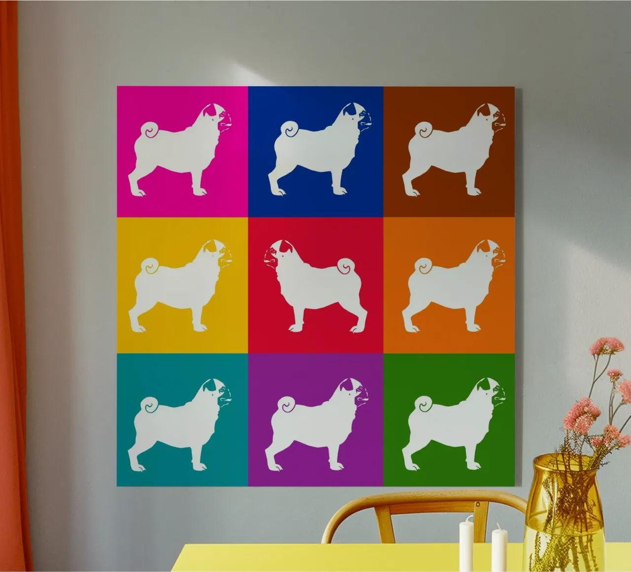 Carlino plexiglass da Pop dogs