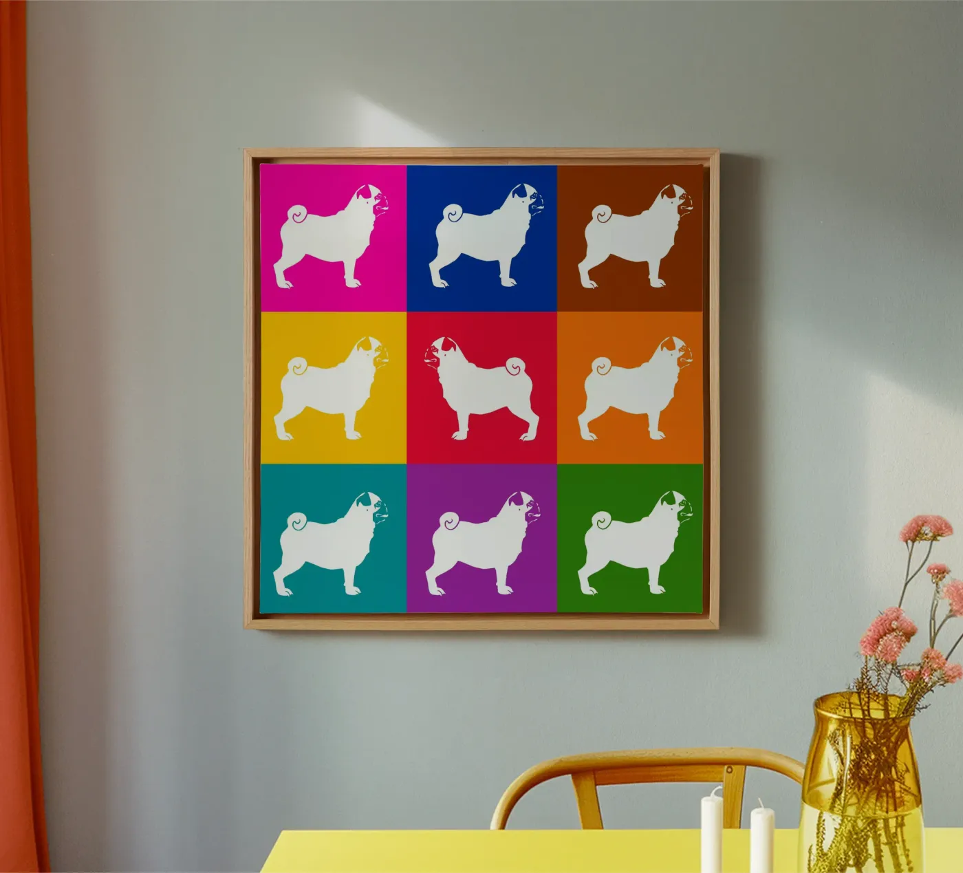 Pug tela da Pop dogs