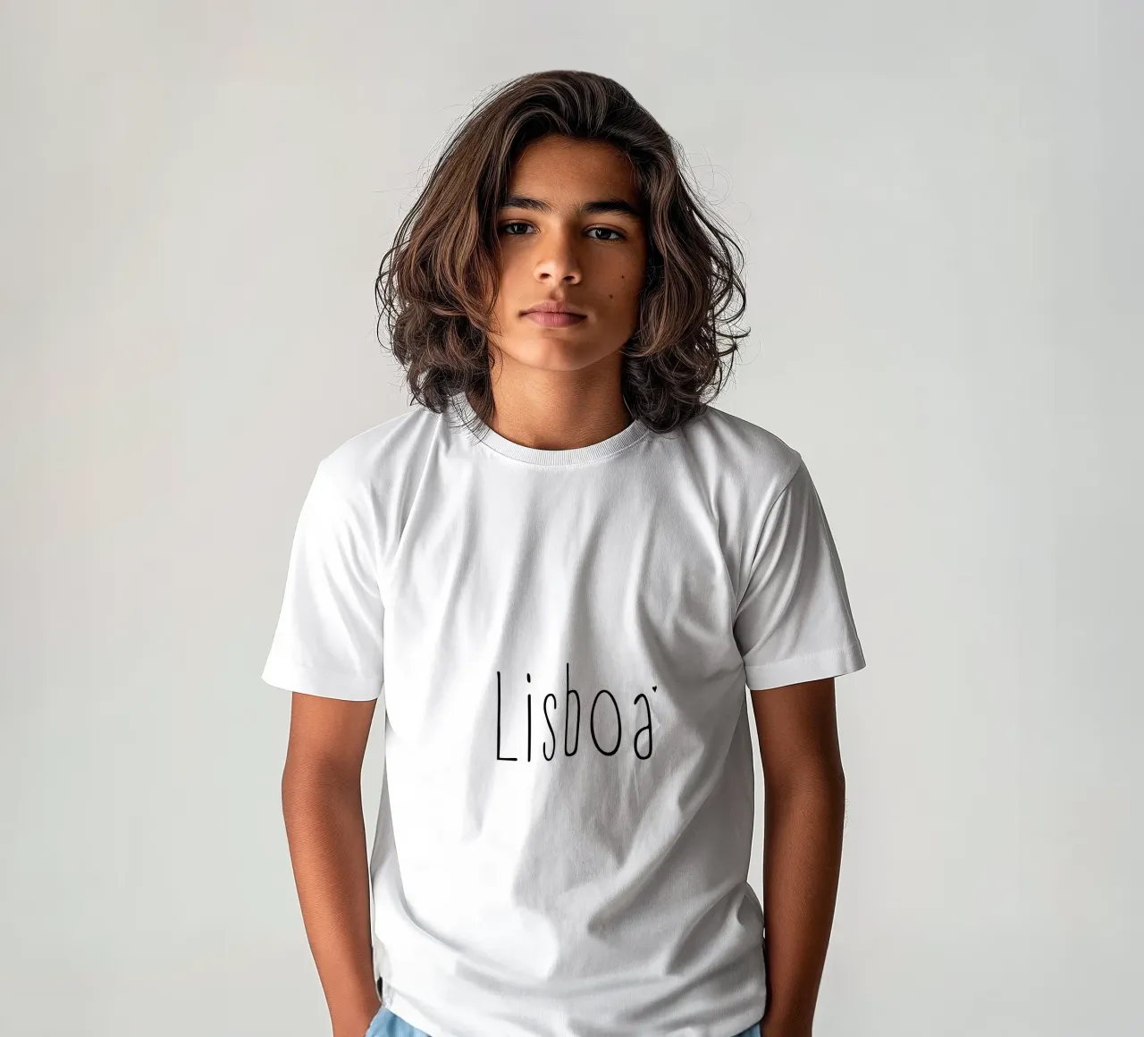 Lisboa kinder t-shirt van typotraveler