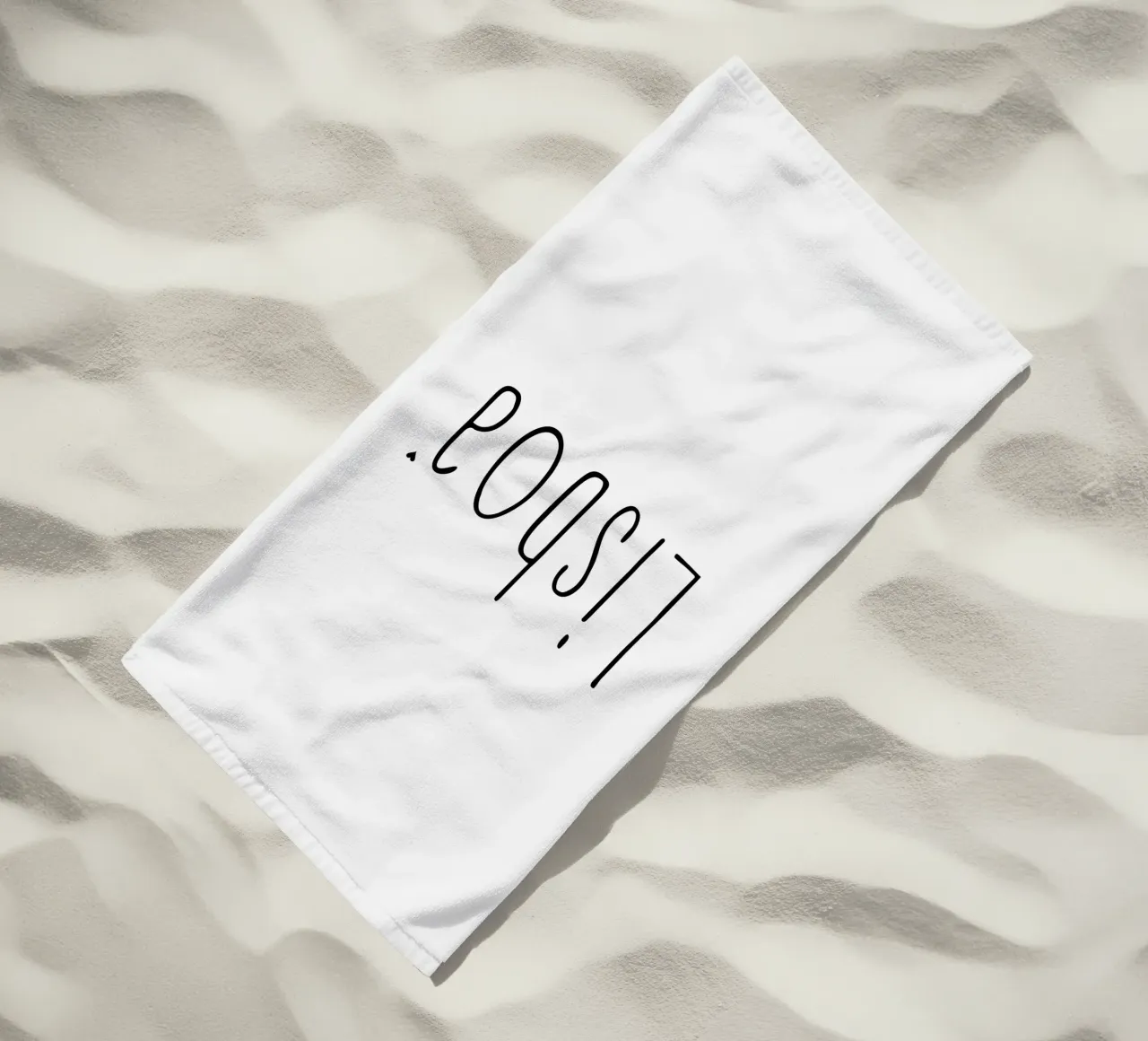 Lisboa strandhanddoek van typotraveler