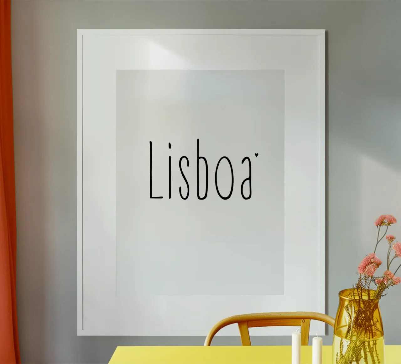 Lisboa poster da typotraveler