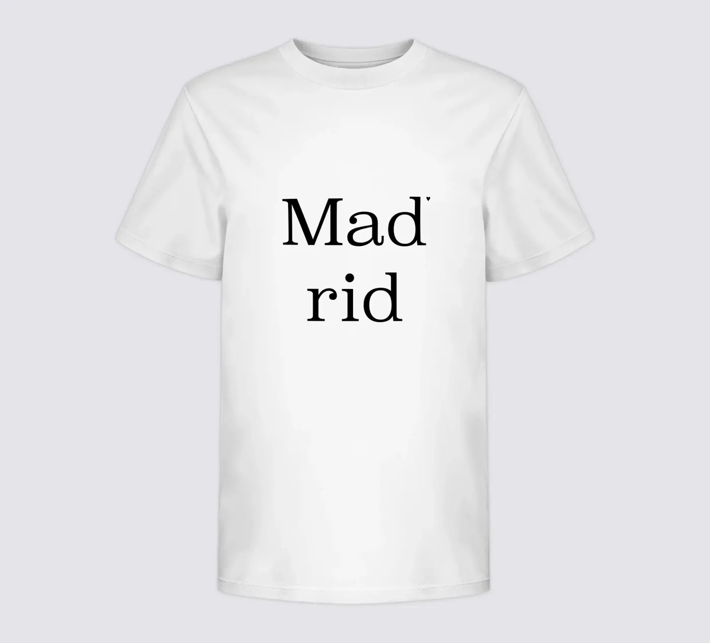Madrid t-shirt bambini da typotraveler