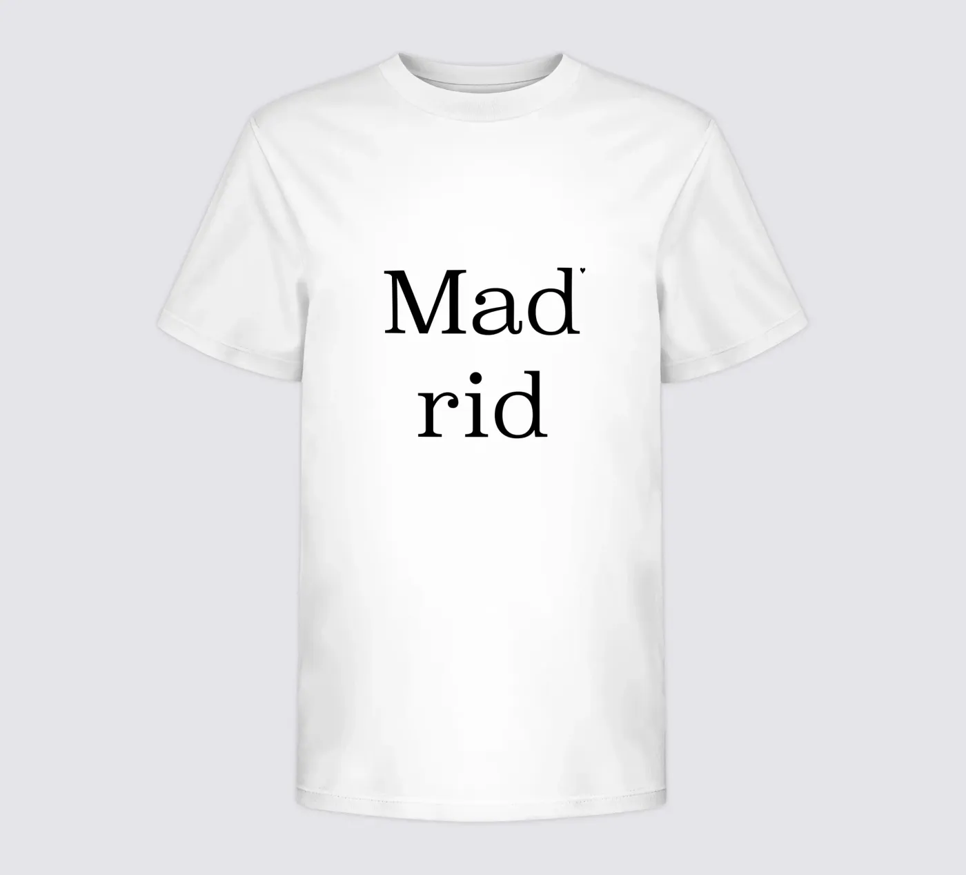 Madrid t-shirt bambini da typotraveler