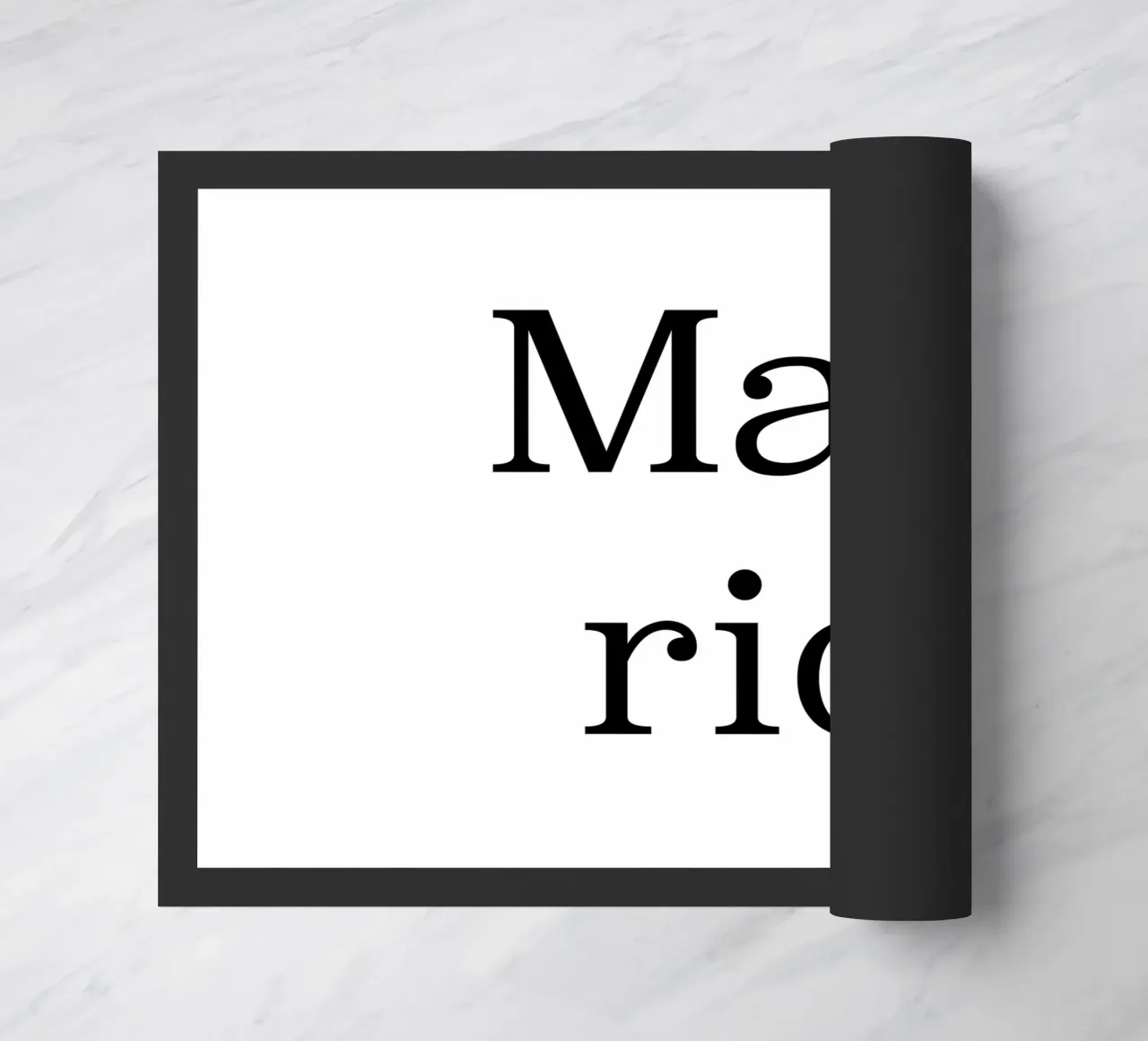 Madrid deurmat van typotraveler