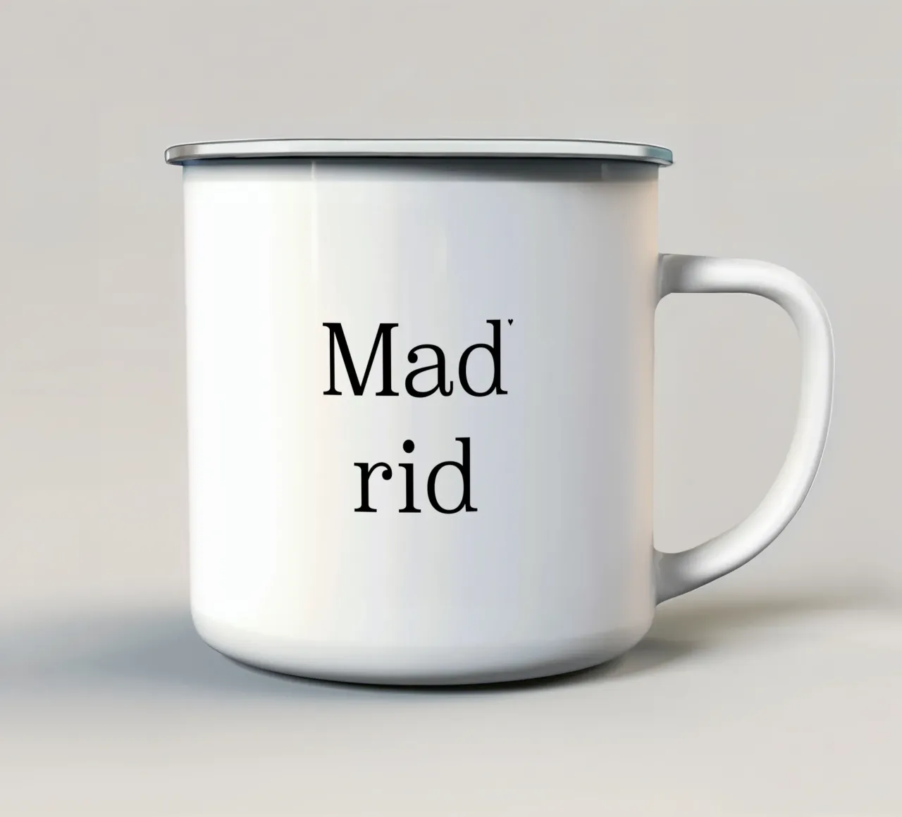 Madrid tazza in smalto da typotraveler