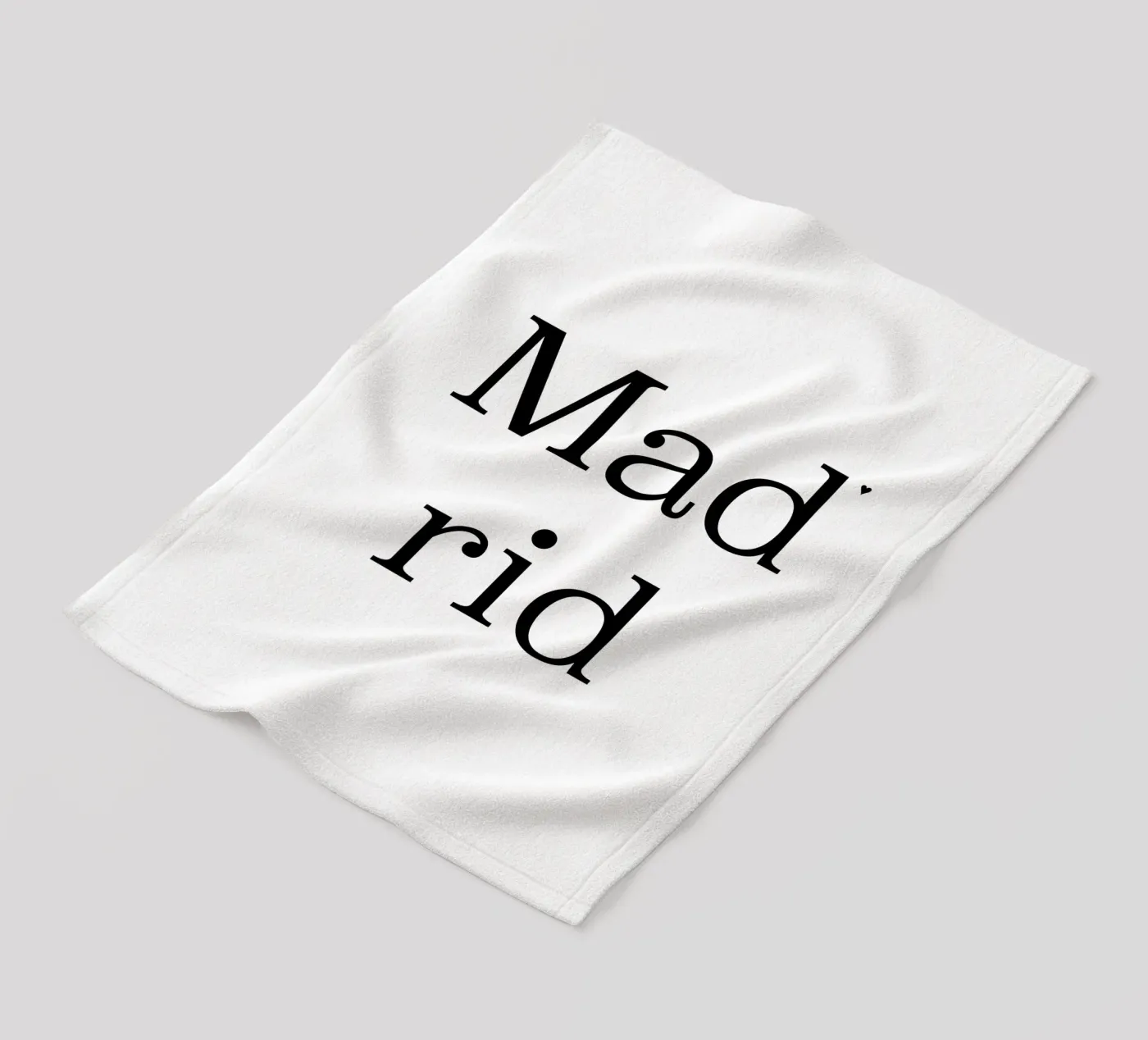 Madrid Fleecedecke von typotraveler